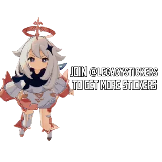 💈 Paimon Genshin Impact JOIN @LEGACYSTICKERS TO GET MORE STICKERS Anime, Spiel, Paimon, Genshin Impact, Sticker, Charakter telegram sticker
