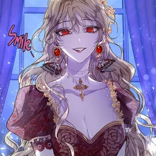 ♦️ Smile Anime, Donna, Sorriso, Bella, Arte, Manga telegram sticker