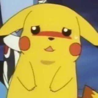 ⚡️ Pikachu Pokemon pokemon, pikachu, triste, anime, carino telegram sticker