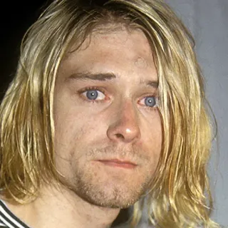 🙇‍♂ Kurt Cobain เคิร์ต โคเบน, นักดนตรี, นักร้อง, เนอร์วานา, ยุค 90, กรันจ์, เพลงร็อก telegram sticker