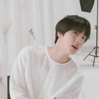 ☁️ Jin người, nam, K-pop, ca sĩ, nghệ sĩ telegram sticker