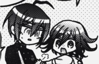 🏁 Anime, Manga, Cartoon, Danganronpa, Shuichi Saihara, Kokichi Oma whatsapp sticker