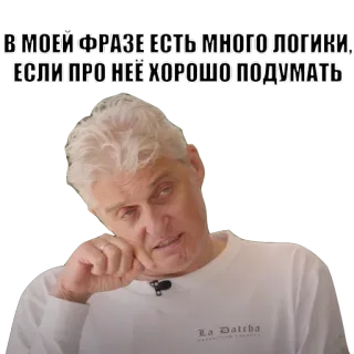 🤓 В МОЕЙ ФРАЗЕ ЕСТЬ МНОГО ЛОГИКИ, ЕСЛИ ПРО НЕЁ ХОРОШО ПОДУМАТЬ telegram sticker