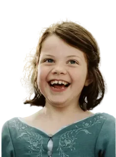😄 Kind, Mädchen, Porträt, fröhlich, lächelnd telegram sticker