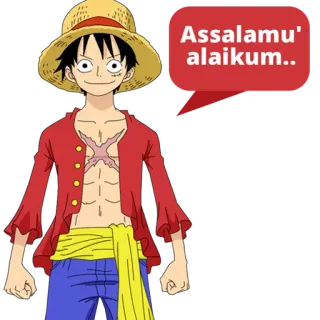 One Piece by @arvazacky telegram stickers