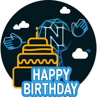 🎁 HAPPY BIRTHDAY anniversaire, fête, gâteau, fête, joyeux, salutation telegram sticker
