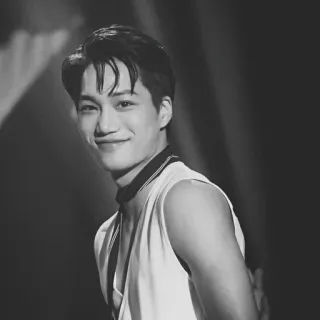 🗝 Kai kpop, นักร้อง, exo, ไอดอล, ภาพเหมือน, ผู้ชาย, เอเชีย telegram sticker