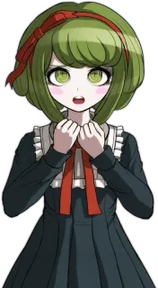 🌟 Monaca Towa Danganronpa Anime, Personaggio, Ragazza, Danganronpa, Monaca Towa telegram sticker