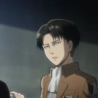 🔗 Levi Ackerman Attack on Titan Anime, Levi, Atak Tytanów, Kapitan, Żołnierz, Postać telegram sticker