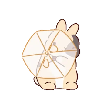 ๐ง Kanahei's Usagi Kanahei's Small animals telegram sticker