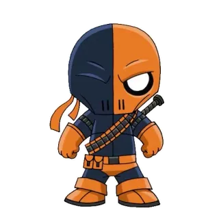 😒 Deathstroke Deathstroke, DC Comics, penjahat super, tentara bayaran, komik, karakter telegram sticker