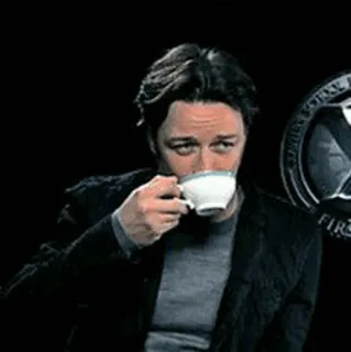 J.Mcavoy Drinking @ItsMasterMind whatsapp stickers