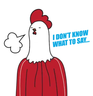 😑 Hurry up Huhn, Eile, Vogel, Cartoon telegram sticker