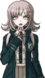🌟 Chiaki Nanami Danganronpa Anime, Video game, Personagem, Danganronpa, Chiaki Nanami telegram sticker