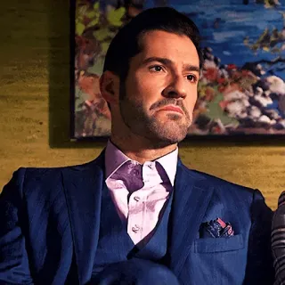 😕 Lucifer Morningstar Lucifer Lucifer, Tom Ellis, Lucifer Morningstar, Phim truyền hình, Fox, Netflix telegram sticker