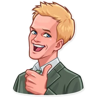 Barney Stinson whatsapp stickers