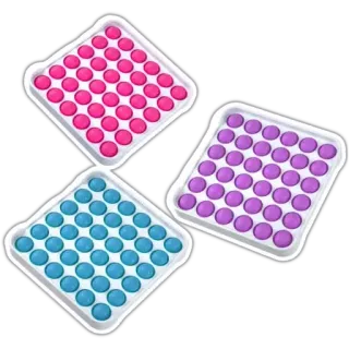 🍃 Pop It, Fidget Toy, Gioco sensoriale, Antistress, Giocattoli, Bolle whatsapp sticker