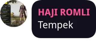 🤔 HAJI ROMLI Tempek telegram sticker