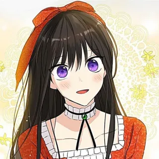 🥢 animé, manga, dessin animé, femme, fille, robe telegram sticker