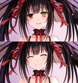 👾 Kurumi Tokisaki Date A Live Anime, Gadis, Date a Live, Kurumi Tokisaki telegram sticker