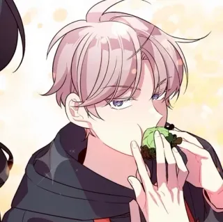 🌟 Anime, Manga, Postać, Jedzenie, Deser telegram sticker
