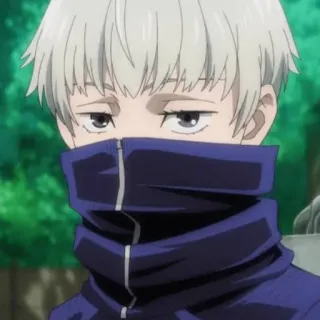 😶 Toge Inumaki Jujutsu Kaisen Anime, Manga, Jujutsu Kaisen, Toge Inumaki, Personaje telegram sticker