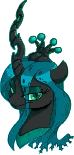 😏 Queen Chrysalis My Little Pony Rainha Chrysalis, Pônei, MLP, Vilão, Changeling, My Little Pony whatsapp sticker