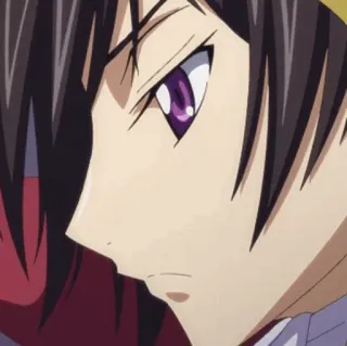 🥀 Lelouch Lamperouge Code Geass 애니메이션, 를르슈, 코드 기아스, 캐릭터, 일본 애니 telegram sticker