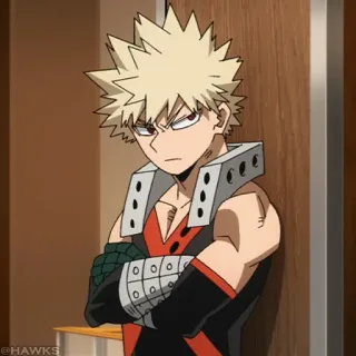 🟧 Bakugo Katsuki My Hero Academia Anime, Bakugo, My Hero Academia, Charakter, Held whatsapp sticker