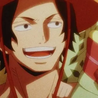 🔥 Portgas D. Ace One Piece Anime, One Piece, Portgas D Ace, Ace Pugno di Fuoco telegram sticker