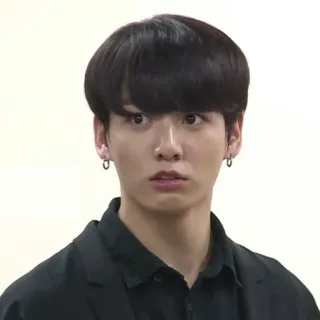 🌸 Jungkook kpop, cantante, coreano, idol, persona, espressione, faccia telegram sticker