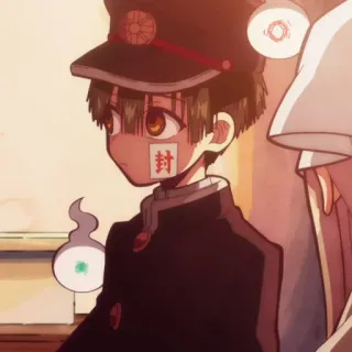 🕊 Hanako Toilet-bound Hanako-kun 封 anime, manga, hanako, hanako-kun, toilet-bound hanako-kun, school uniform telegram sticker