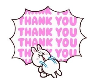 🙏 THANK YOU
THANK YOU
THANK YOU
THANK YOU obrigado, coelho, chorando, gratidão, expressão, desenho animado, fofo telegram sticker