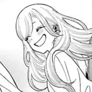 📀 Anime, Manga, Femme, Sourire, Joyeux telegram sticker