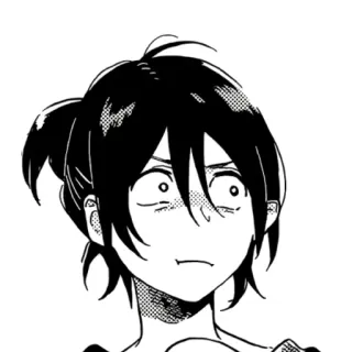 🌼 Anime, Manga, Cartoon, Porträt, Gesicht, Ausdruck, Schockiert, Überrascht, Anime Mädchen telegram sticker