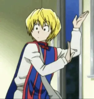 😥 Kurapika Hunter x Hunter Anime, Karakter, HunterxHunter, Kurapika, Karakter Anime telegram sticker
