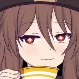 ☕️ Hu Tao Genshin Impact anime, character, hu tao, genshin impact, tea, video game telegram sticker