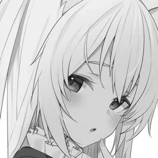 🥵 Anime, Manga, Katzenmädchen, Kemonomimi, Niedlich, Illustration telegram sticker