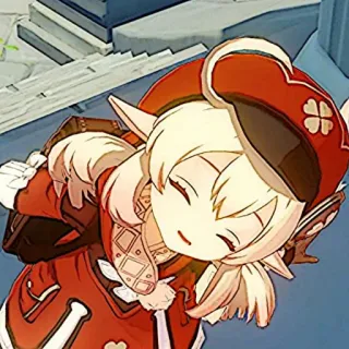🦋 Klee Genshin Impact Klee, Genshin Impact, วิดีโอเกม, อนิเมะ, ตัวละคร, น่ารัก, เกม telegram sticker