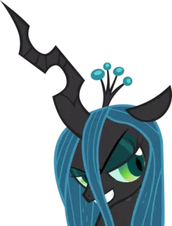 😏 Queen Chrysalis My Little Pony Rainha, Crisálida, My Little Pony, Vilão, Changeling telegram sticker