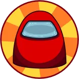 🤫 among us, rouge, espace, jeu, personnage, équipier, imposteur whatsapp sticker