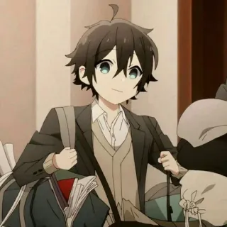 ❤ Izumi Miyamura Horimiya Anime, Horimiya, Manga, Schule, Schüler telegram sticker