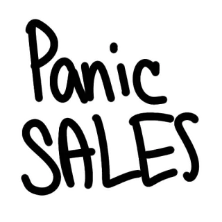 😵 Panic SALES Vente, Panique, Marketing, Promotion, Réduction telegram sticker