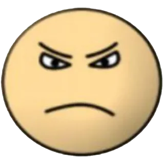 😡 en colère, emoji, visage, fou, contrarié whatsapp sticker