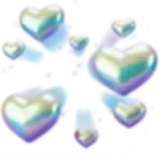 💕 herzen, liebe, irisierend, romantisch, glitzer, glänzend, pastell telegram sticker