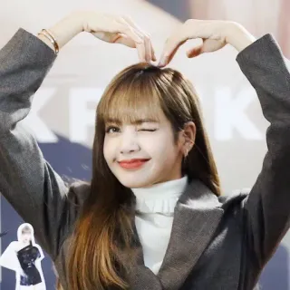🐬 Lisa K-pop, Blackpink, Lisa, Chanteuse, Idole, Femme telegram sticker
