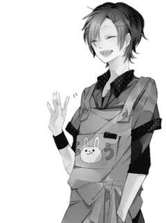 😄 うさう Anime, Manga, Kawaii, Kelinci, Lucu, Karakter telegram sticker