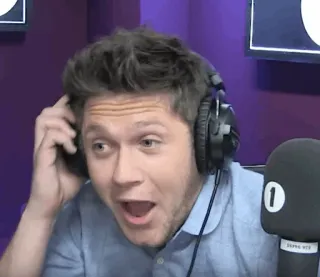 🎸 Niall Horan niall horan, rádio, cantor, masculino, fones de ouvido, one direction telegram sticker