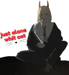 🎃 just alone
whit cat Anime, Chat, Triste, Seul, Illustration, Personnage whatsapp sticker