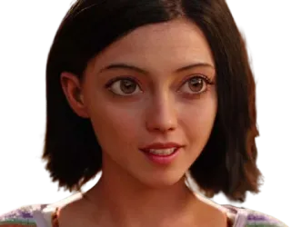 😄 Alita Alita: Battle Angel alita, battle angel, cyborg, mangá, anime, filme, garota, robô whatsapp sticker